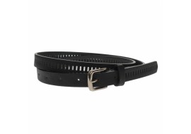 Curea dama, casual-eleganta, din piele ecologica, latime 1.8 cm, negru - CKD035